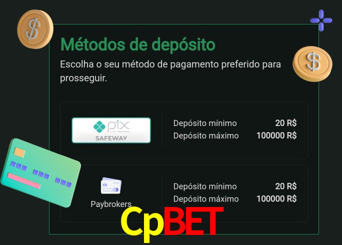 O cassino Cpbet oferece uma grande variedade de métodos de pagamento